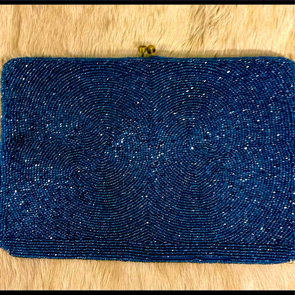 Vintage Handmade Walborg Beaded Clutch
